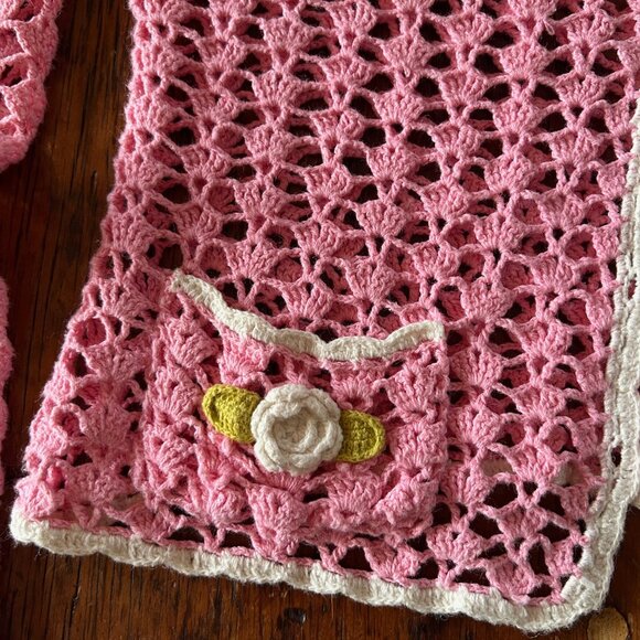 Vintage Betsey Johnson New York Crochet Cardigan - Picture 2 of 11